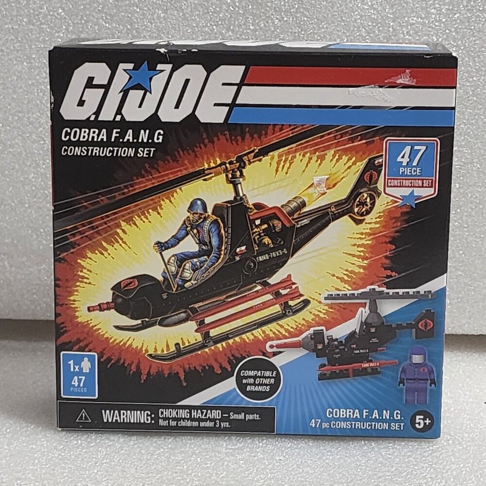 GI Joe Cobra F.A.N.G Construction Set 47 piece Hasbro New‎ 840356105826
